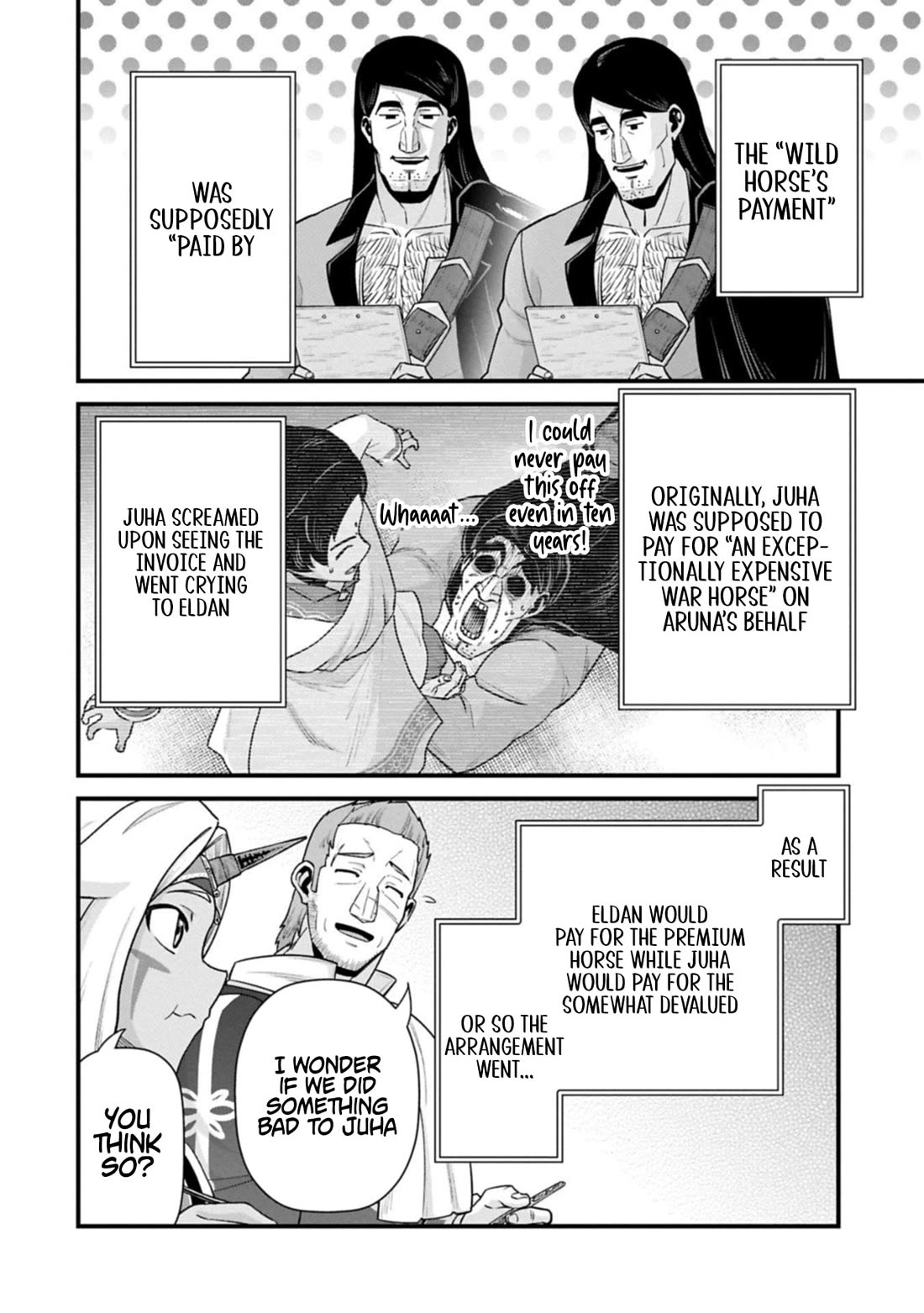 The Population Of The Frontier Owner Starts With 0. "Dias The Blue" And A Blue Horned Girl. chapter 69 page 6