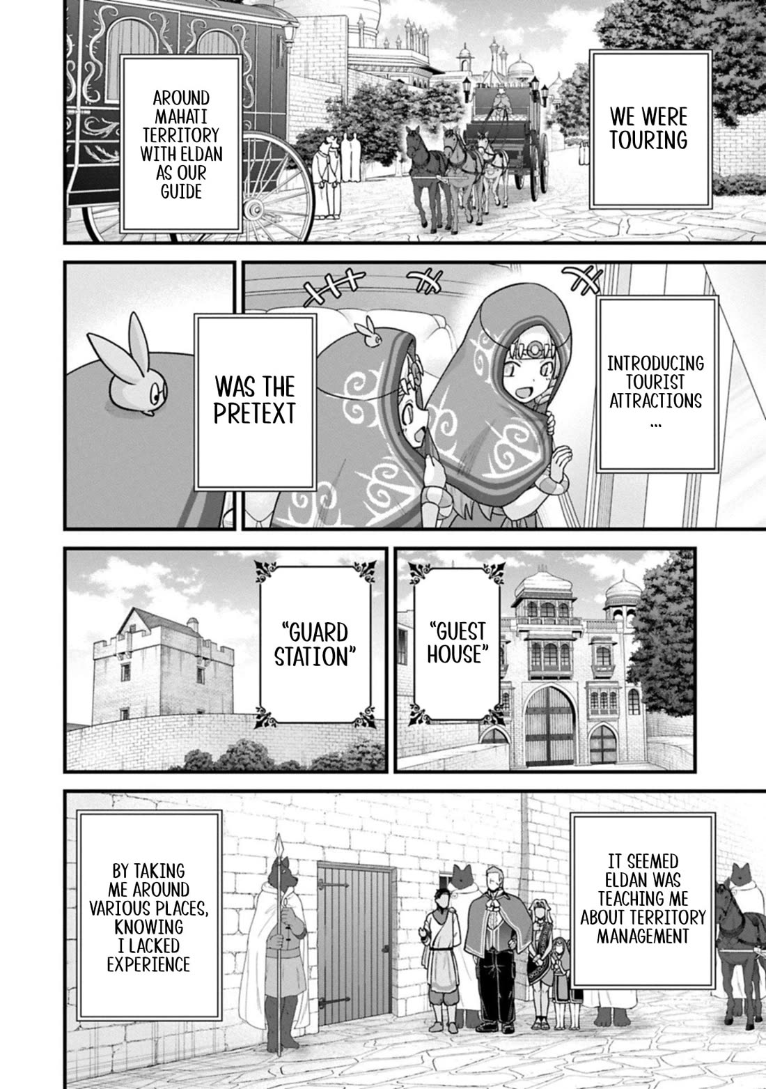 The Population Of The Frontier Owner Starts With 0. "Dias The Blue" And A Blue Horned Girl. chapter 69 page 8