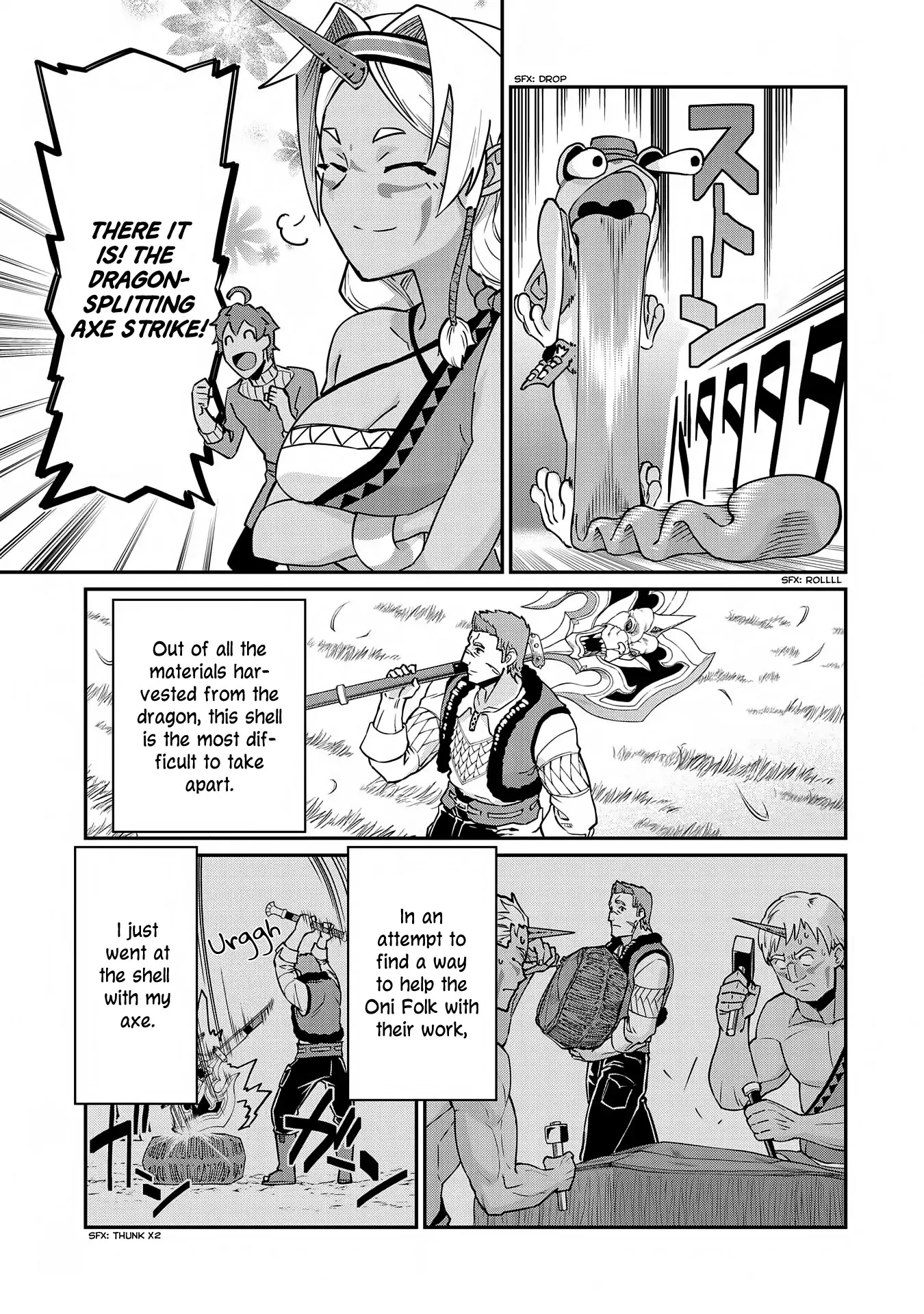 The Population Of The Frontier Owner Starts With 0. "Dias The Blue" And A Blue Horned Girl. chapter 7 page 18