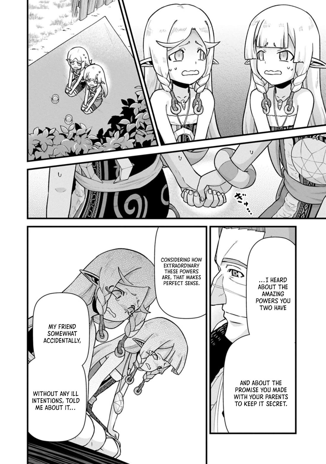 The Population Of The Frontier Owner Starts With 0. "Dias The Blue" And A Blue Horned Girl. chapter 70 page 10