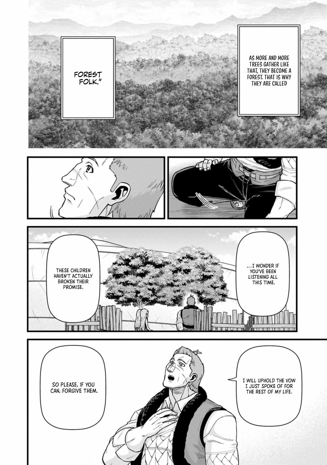 The Population Of The Frontier Owner Starts With 0. "Dias The Blue" And A Blue Horned Girl. chapter 70 page 18