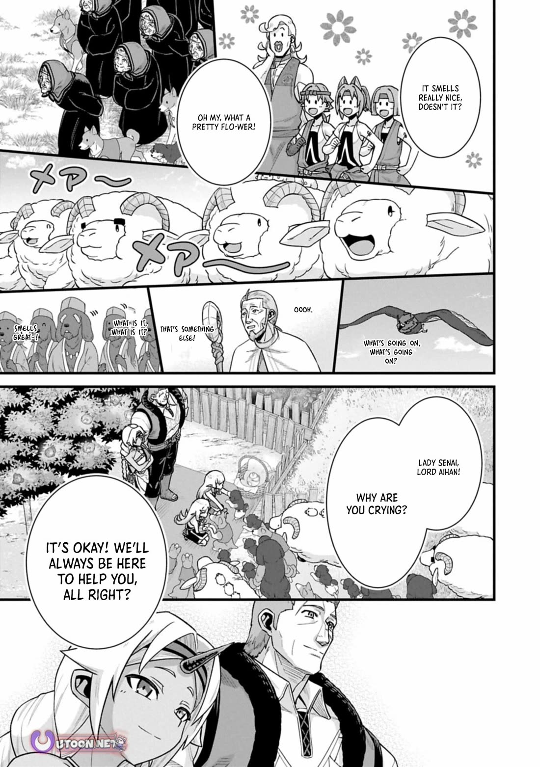 The Population Of The Frontier Owner Starts With 0. "Dias The Blue" And A Blue Horned Girl. chapter 70 page 25