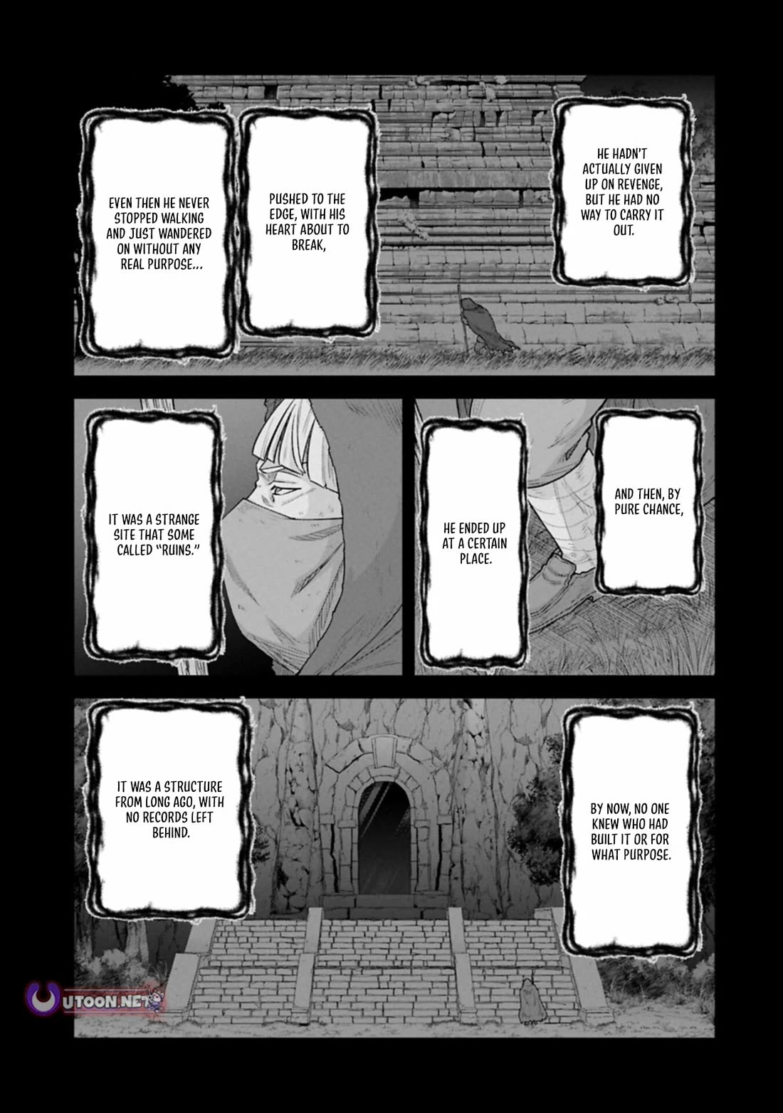 The Population Of The Frontier Owner Starts With 0. "Dias The Blue" And A Blue Horned Girl. chapter 70 page 29