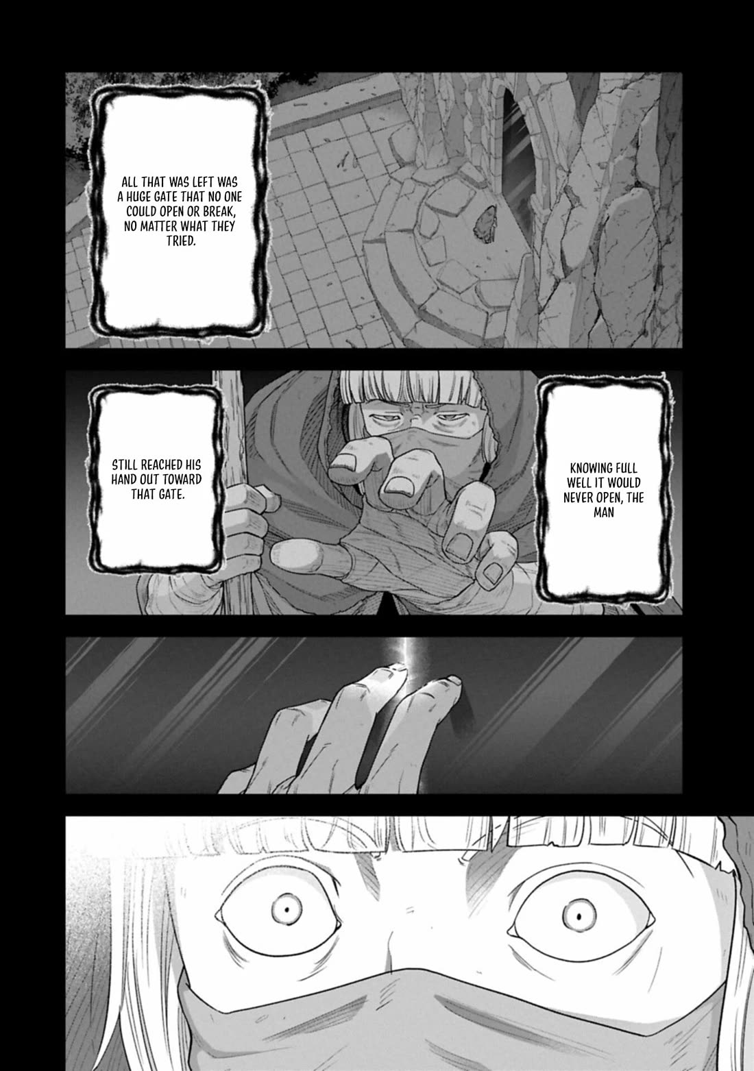 The Population Of The Frontier Owner Starts With 0. "Dias The Blue" And A Blue Horned Girl. chapter 70 page 30