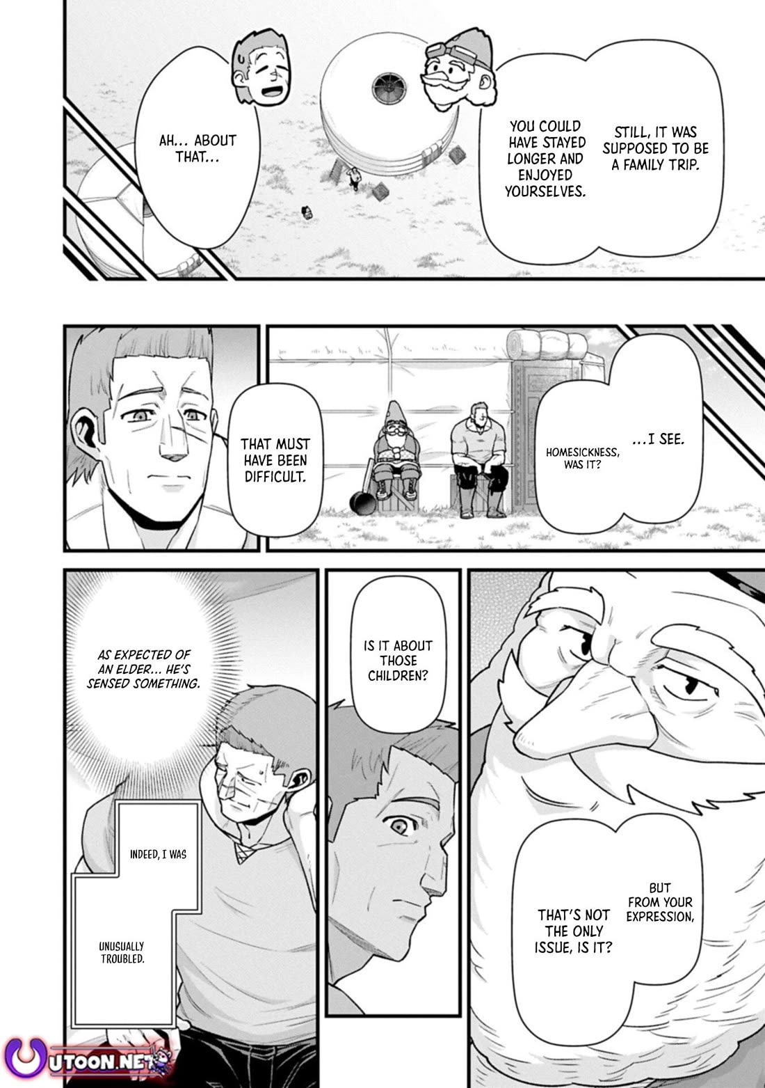 The Population Of The Frontier Owner Starts With 0. "Dias The Blue" And A Blue Horned Girl. chapter 70 page 4