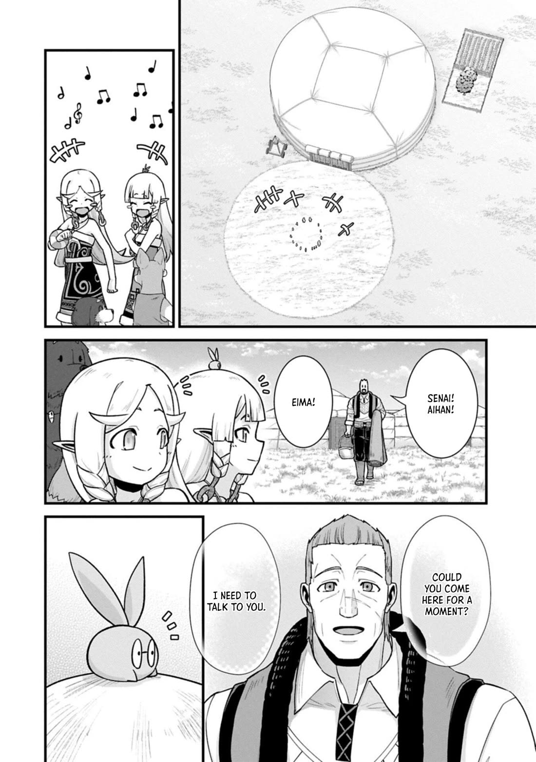 The Population Of The Frontier Owner Starts With 0. "Dias The Blue" And A Blue Horned Girl. chapter 70 page 6