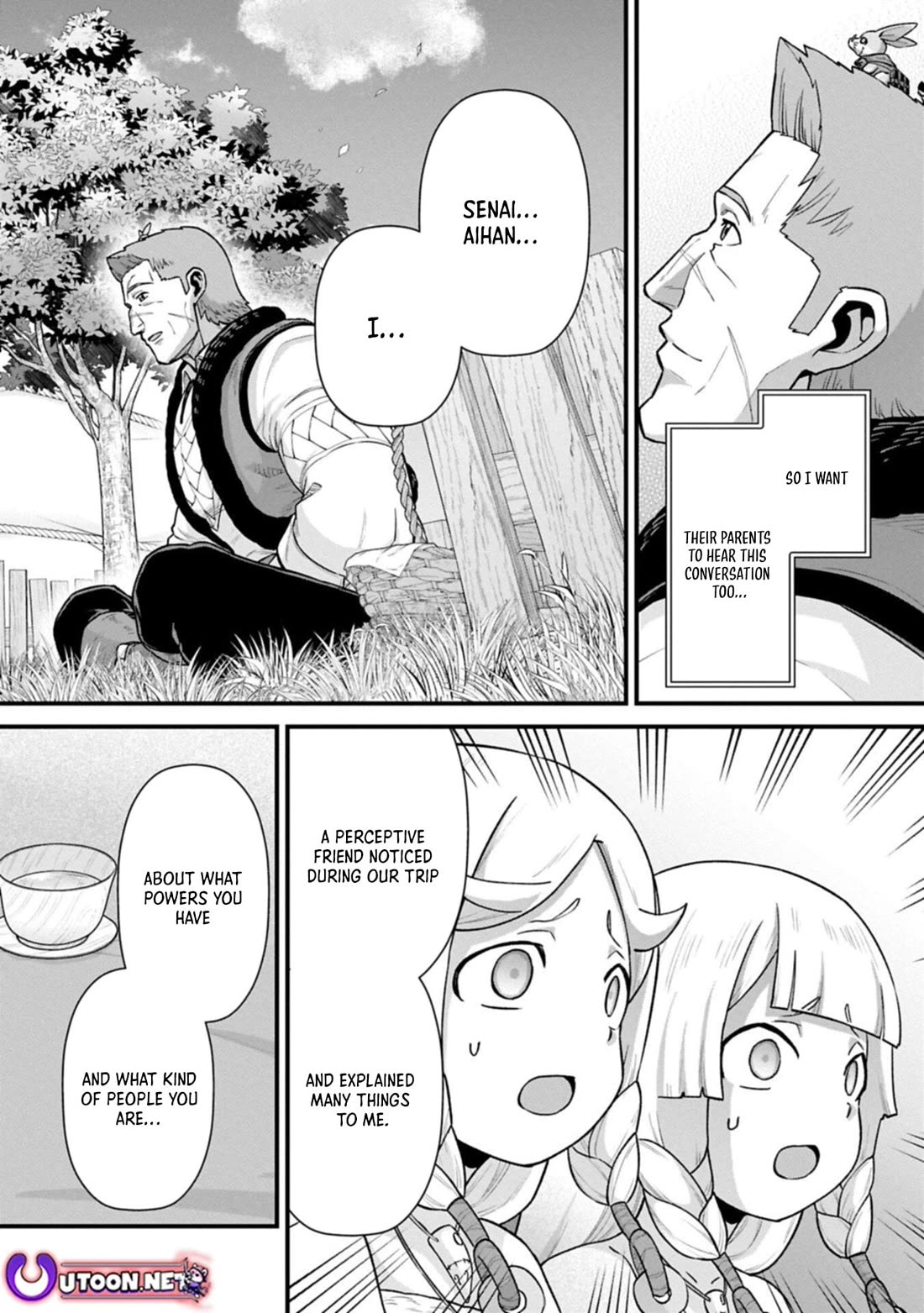 The Population Of The Frontier Owner Starts With 0. "Dias The Blue" And A Blue Horned Girl. chapter 70 page 8