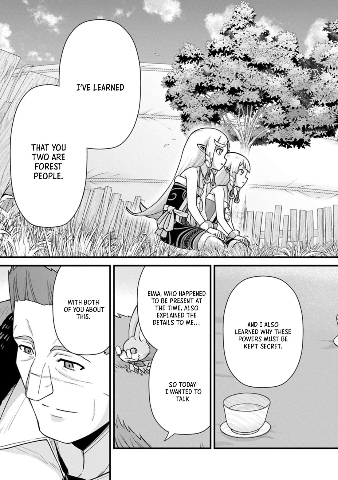 The Population Of The Frontier Owner Starts With 0. "Dias The Blue" And A Blue Horned Girl. chapter 70 page 9