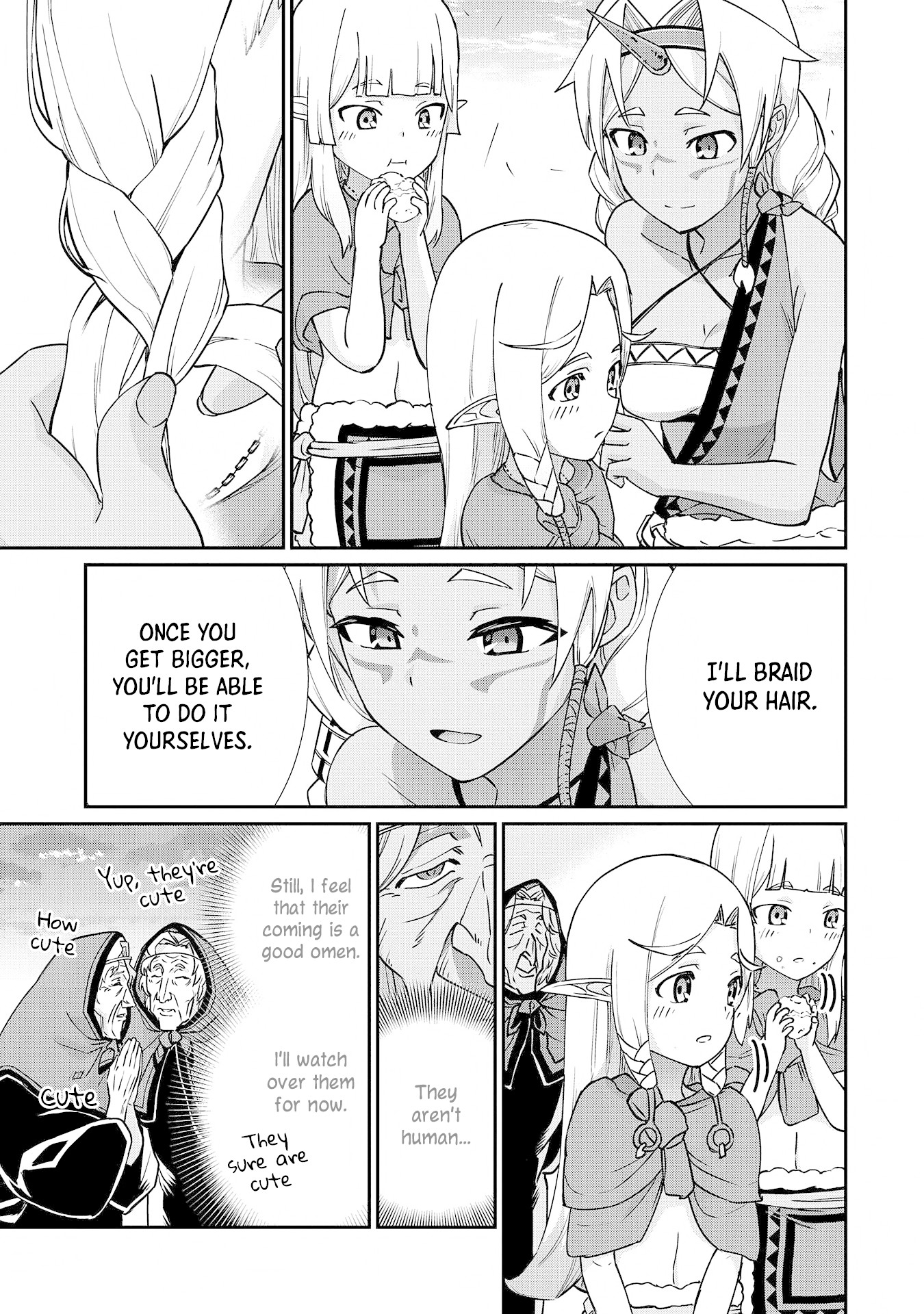 The Population Of The Frontier Owner Starts With 0. "Dias The Blue" And A Blue Horned Girl. chapter 8 page 13