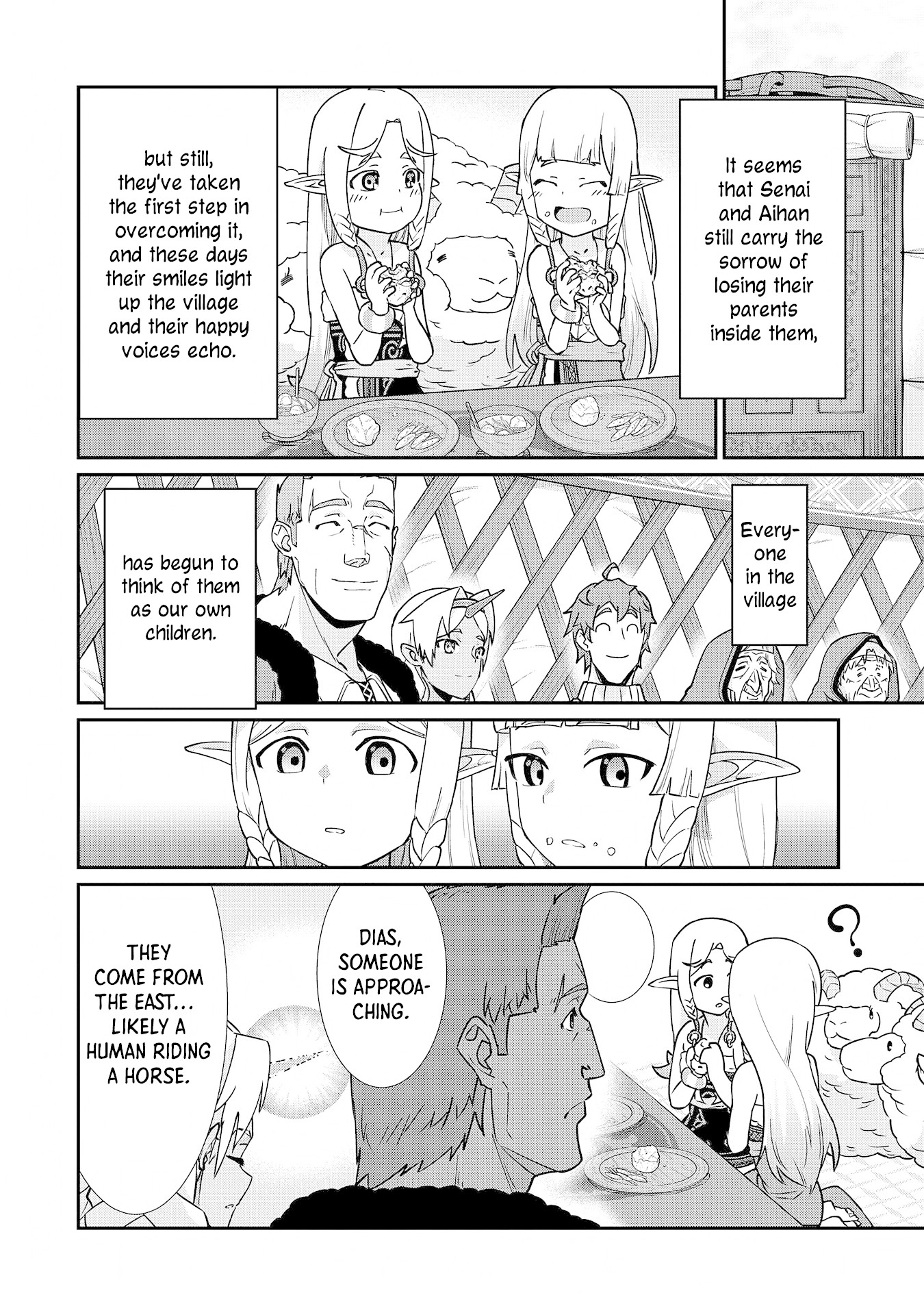 The Population Of The Frontier Owner Starts With 0. "Dias The Blue" And A Blue Horned Girl. chapter 8 page 20