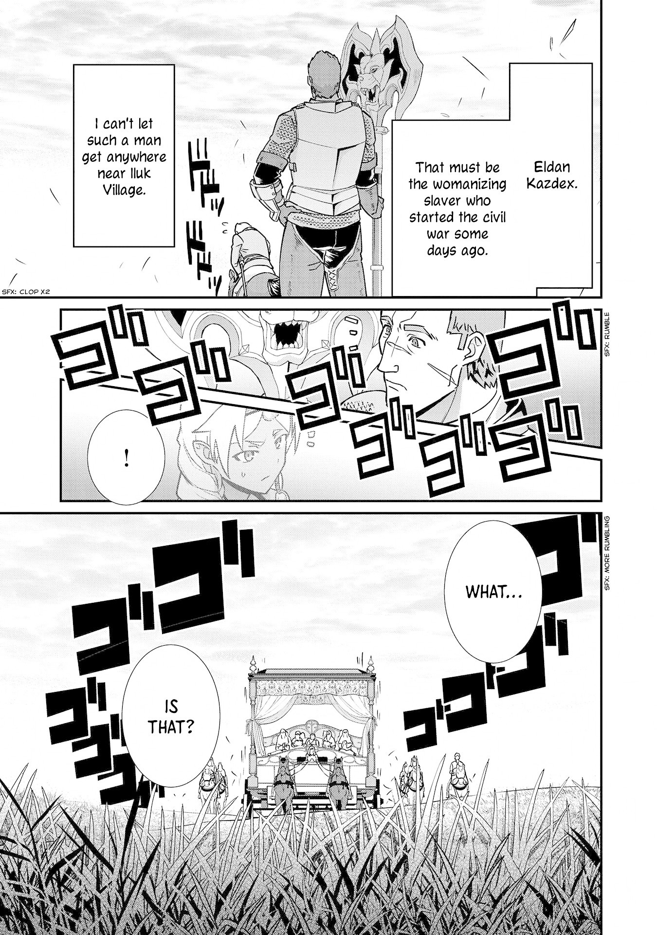 The Population Of The Frontier Owner Starts With 0. "Dias The Blue" And A Blue Horned Girl. chapter 8 page 25