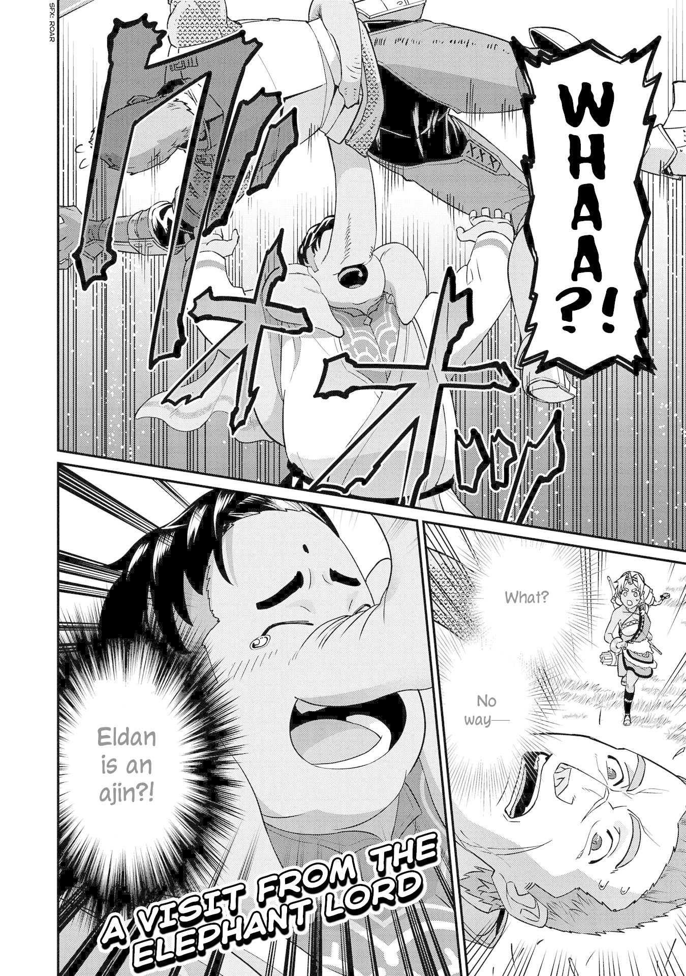 The Population Of The Frontier Owner Starts With 0. "Dias The Blue" And A Blue Horned Girl. chapter 8 page 34