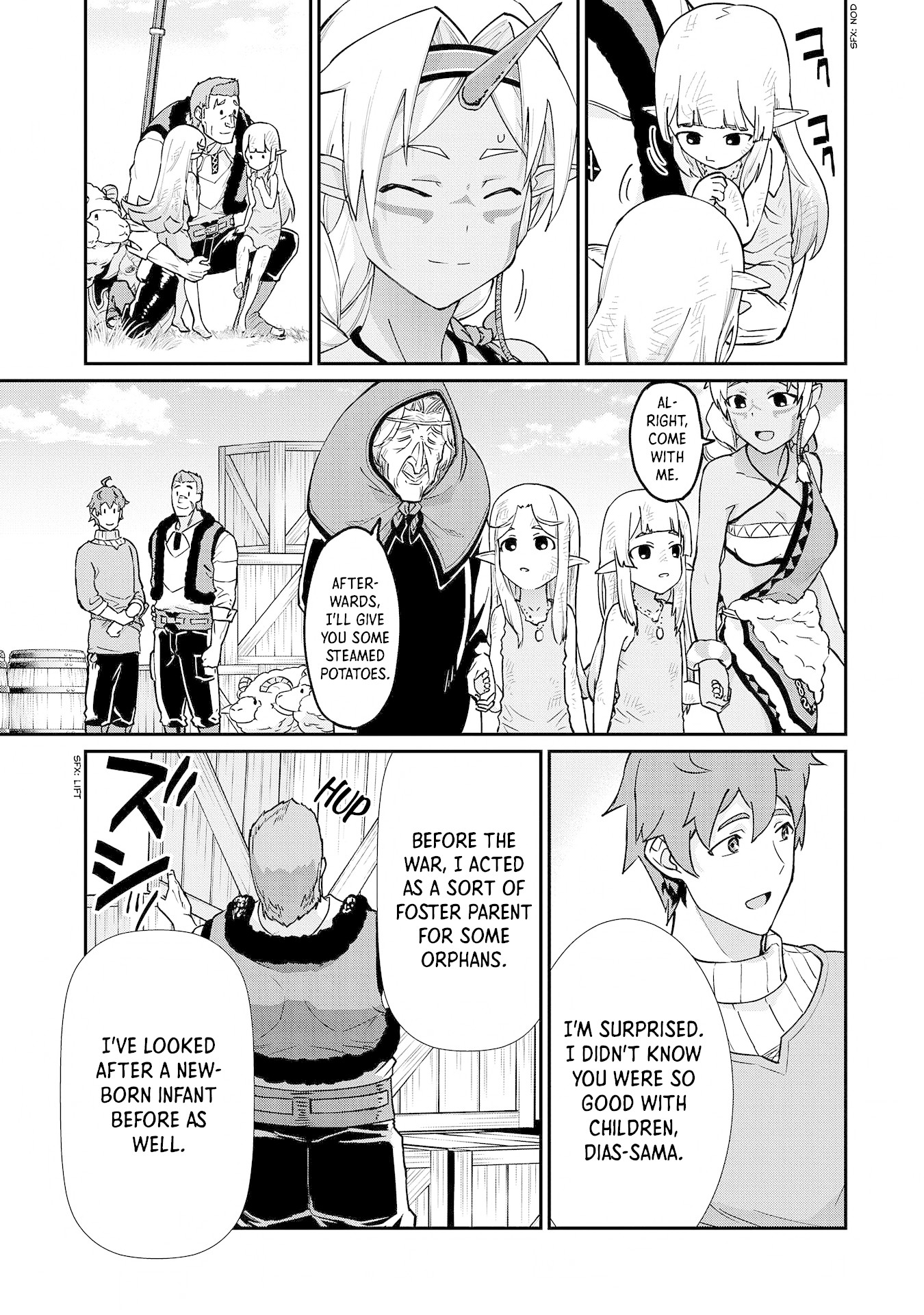 The Population Of The Frontier Owner Starts With 0. "Dias The Blue" And A Blue Horned Girl. chapter 8 page 9