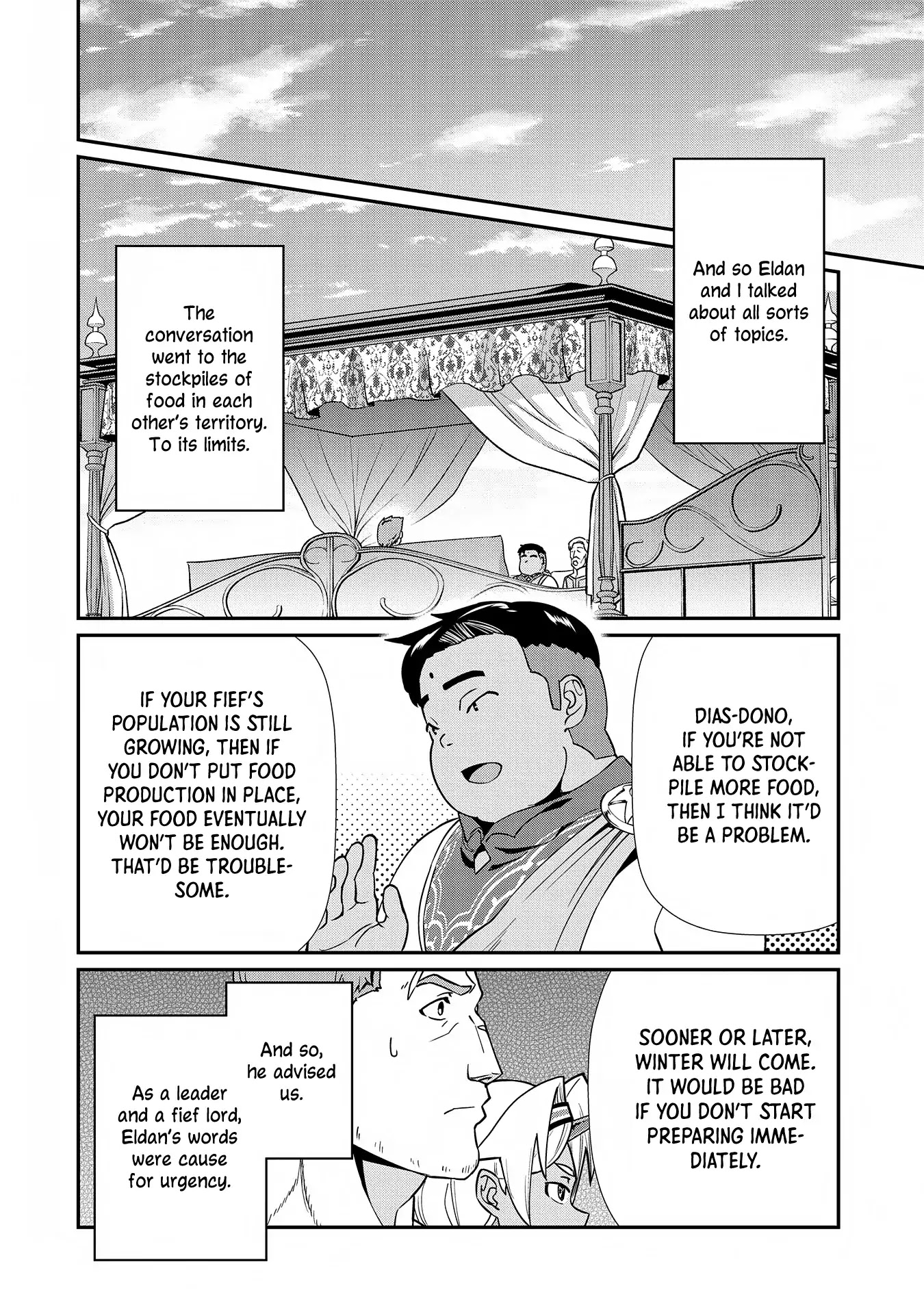 The Population Of The Frontier Owner Starts With 0. "Dias The Blue" And A Blue Horned Girl. chapter 9 page 19