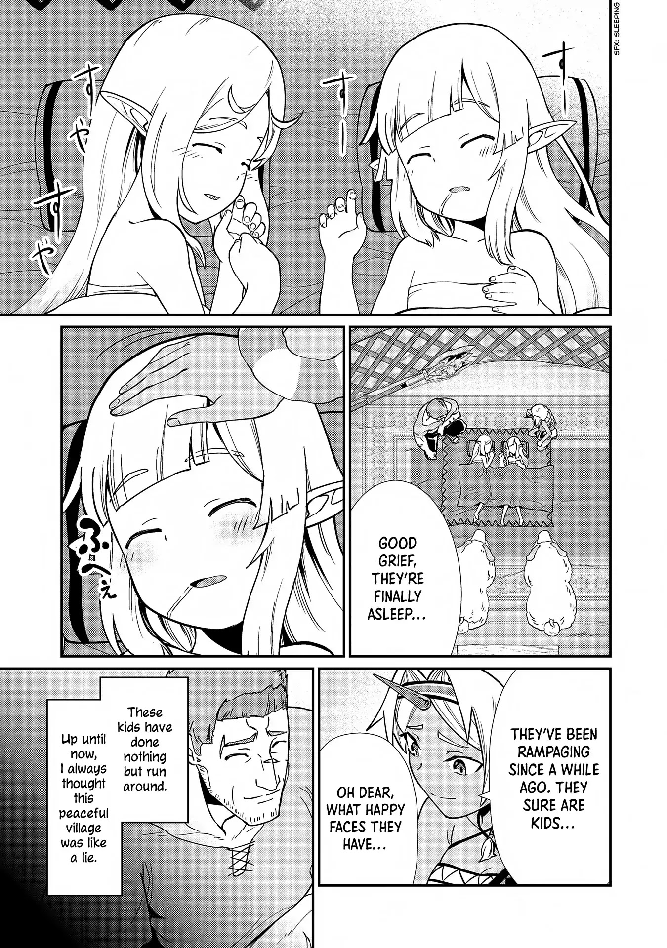 The Population Of The Frontier Owner Starts With 0. "Dias The Blue" And A Blue Horned Girl. chapter 9 page 22