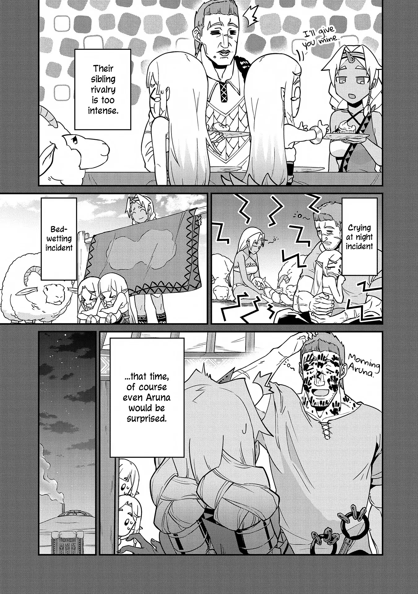 The Population Of The Frontier Owner Starts With 0. "Dias The Blue" And A Blue Horned Girl. chapter 9 page 24