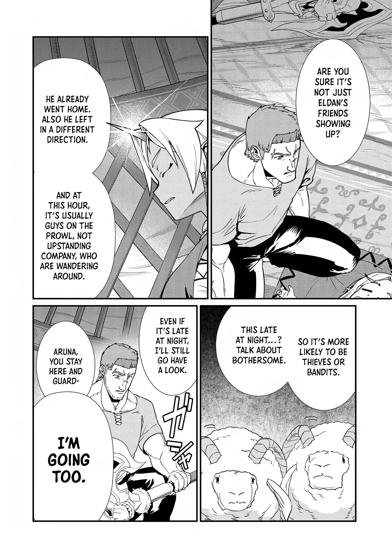 The Population Of The Frontier Owner Starts With 0. "Dias The Blue" And A Blue Horned Girl. chapter 9 page 31