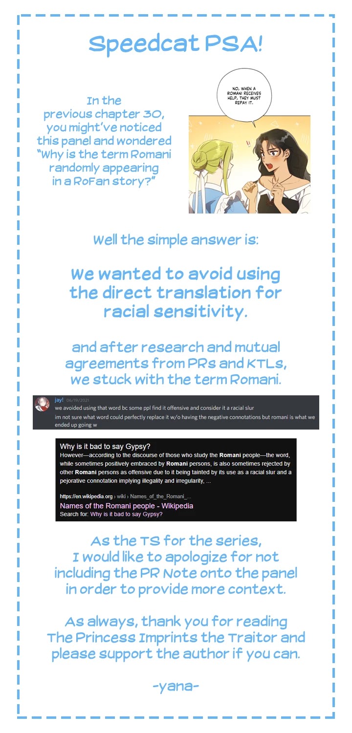 The Princess Imprints the Traitor chapter 31 page 55