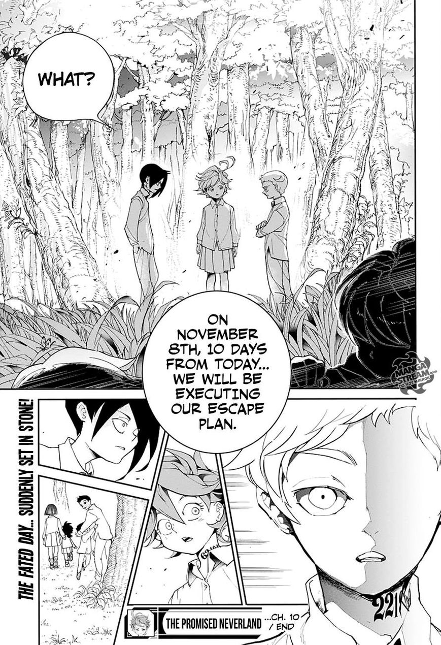 The Promised Neverland chapter 10 page 20