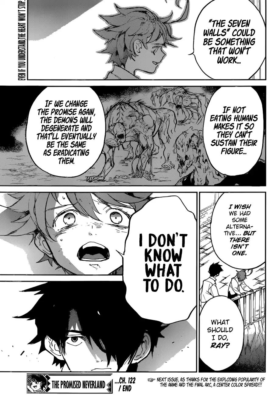 The Promised Neverland chapter 122 page 19