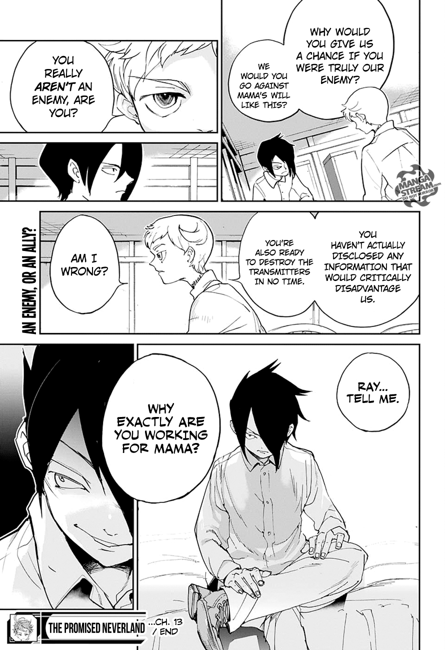 The Promised Neverland chapter 13 page 19
