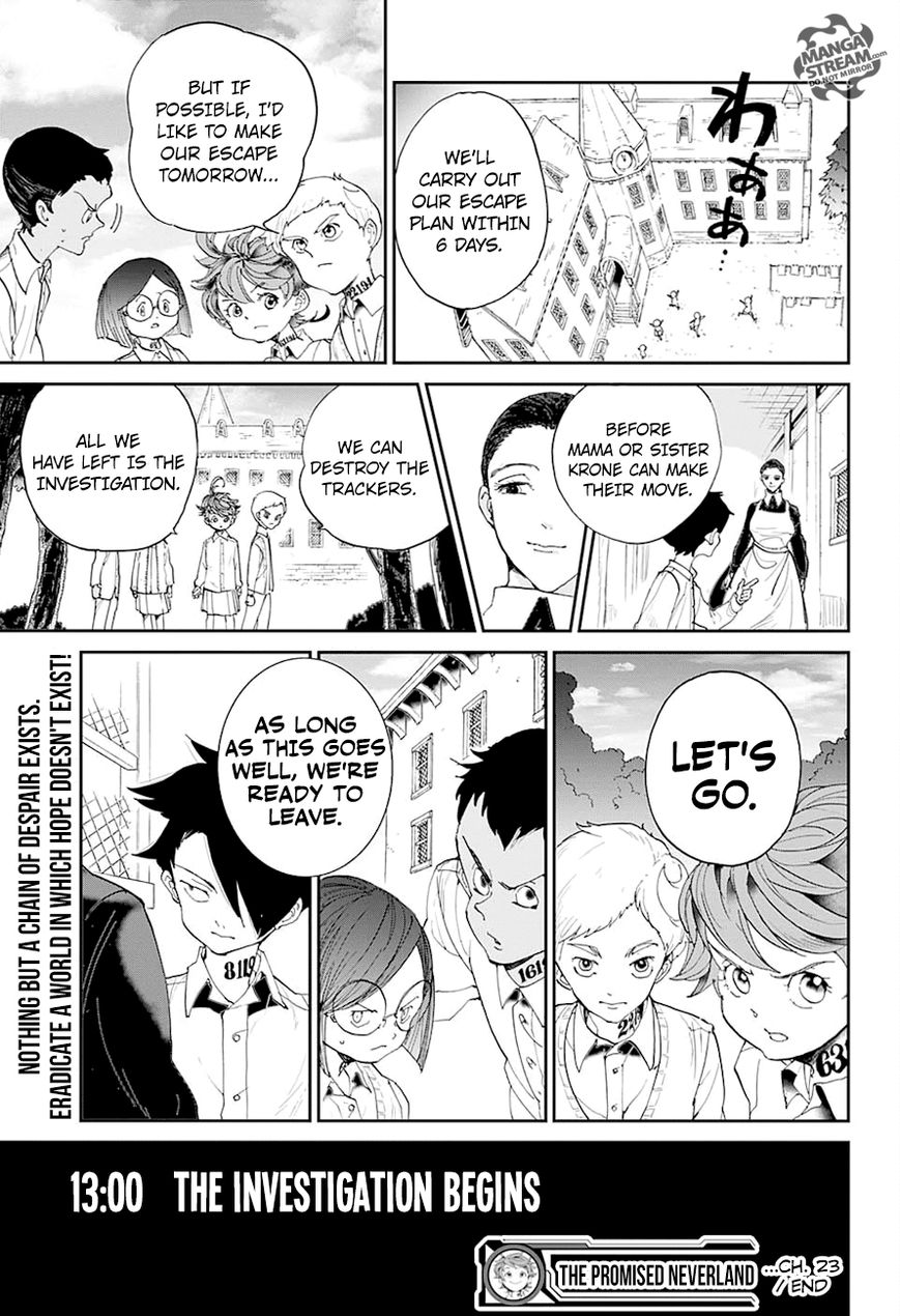 The Promised Neverland chapter 23 page 21