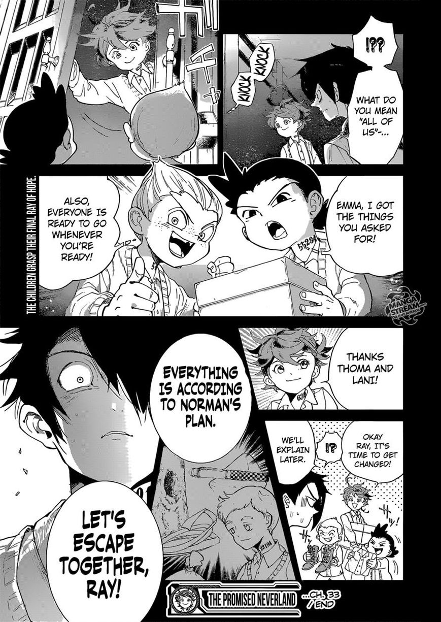 The Promised Neverland chapter 33 page 17
