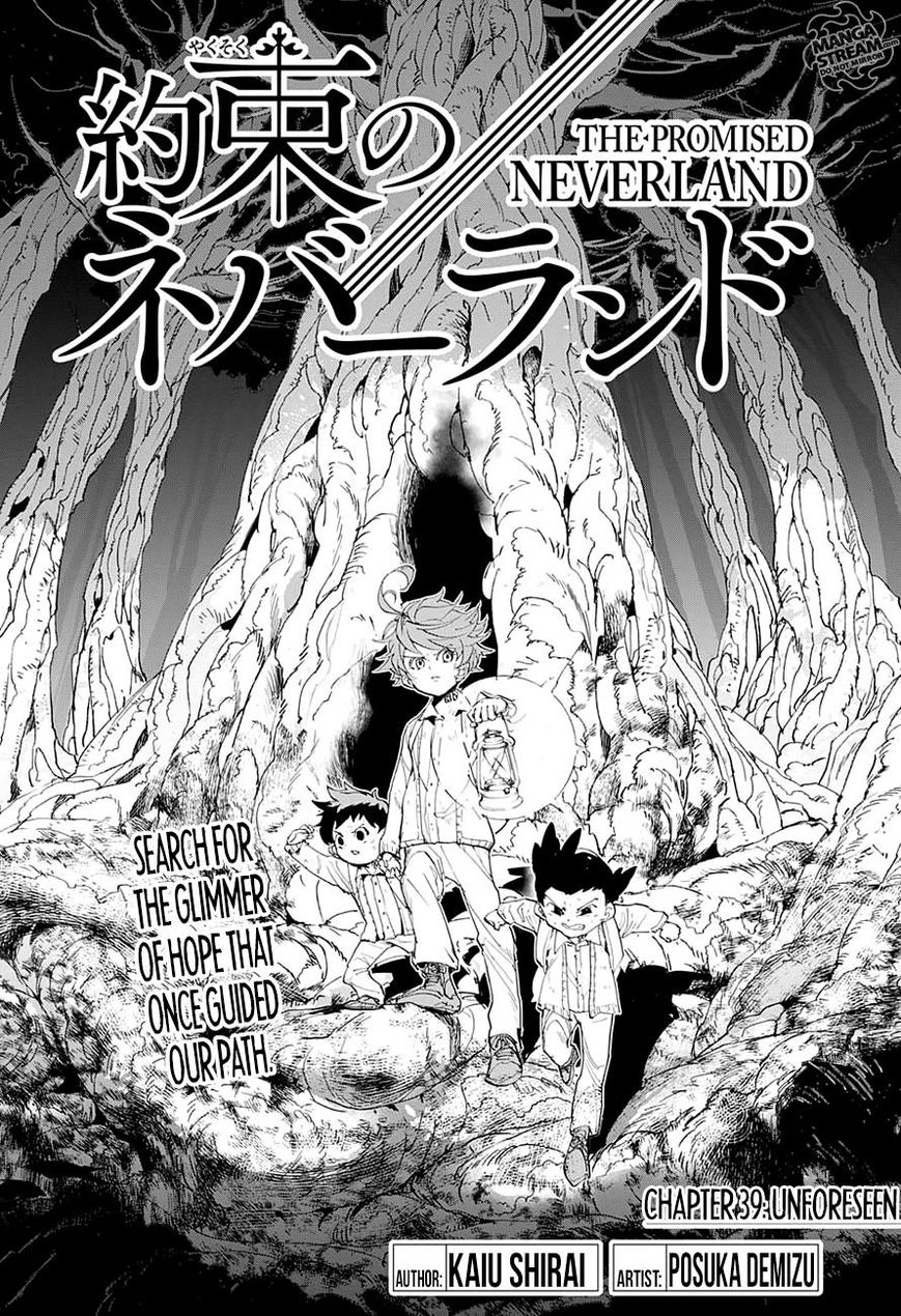 The Promised Neverland chapter 39 page 1