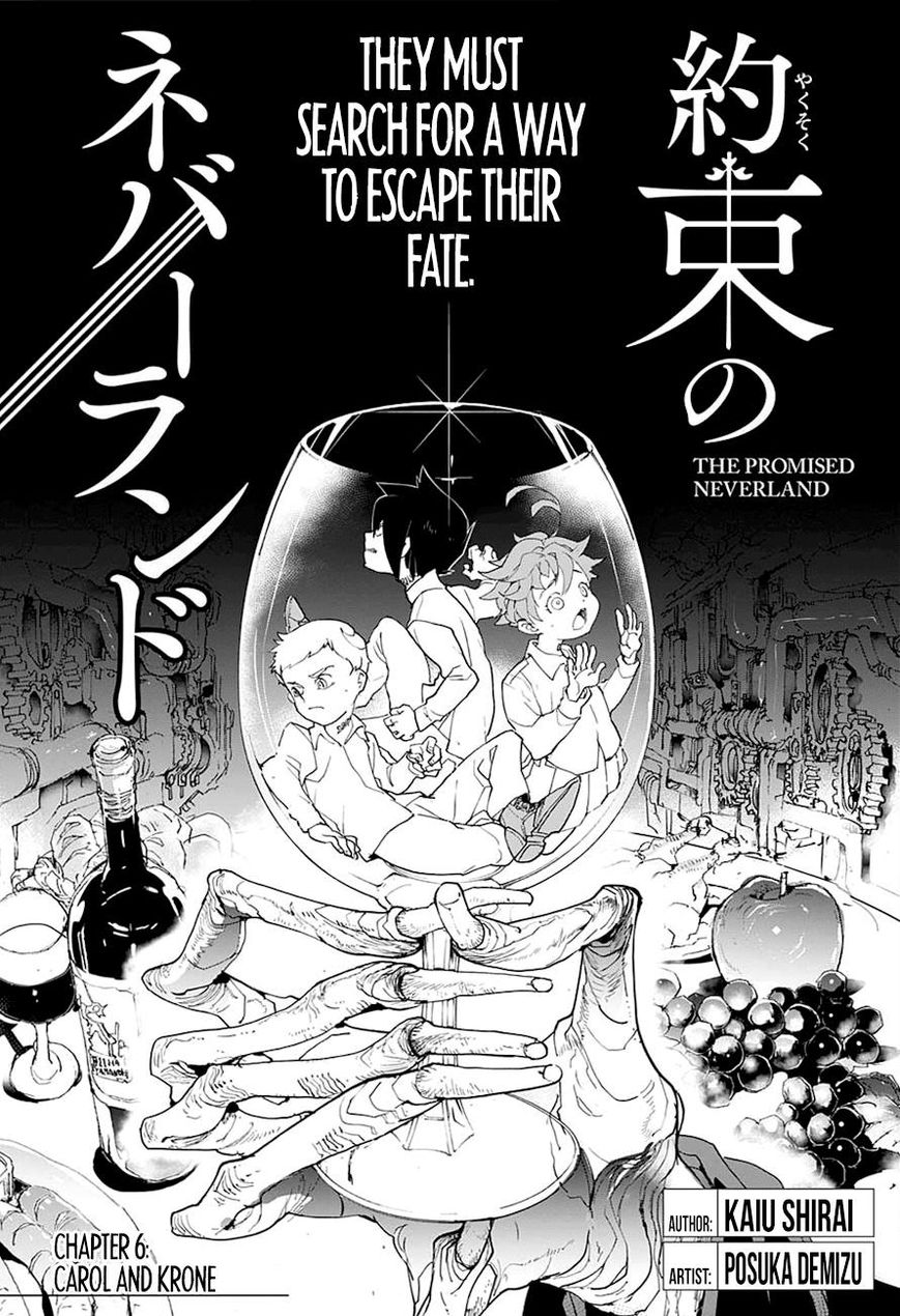The Promised Neverland chapter 6 page 1