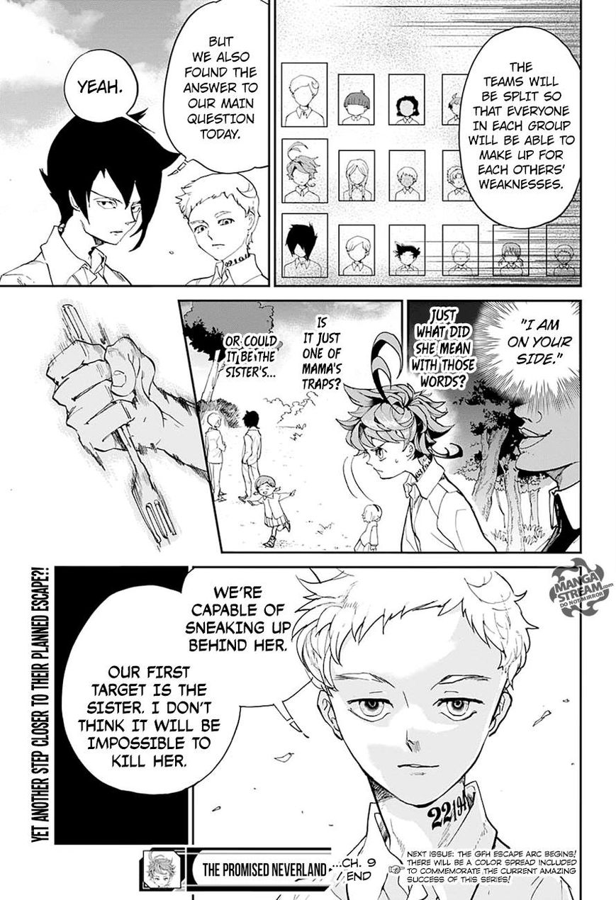 The Promised Neverland chapter 9 page 18