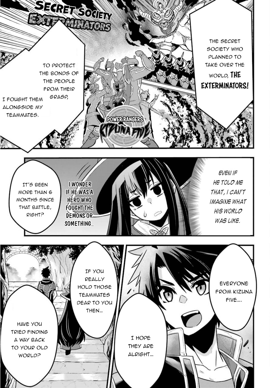 The Red Ranger Becomes an Adventurer in Another World chapter 1 page 32