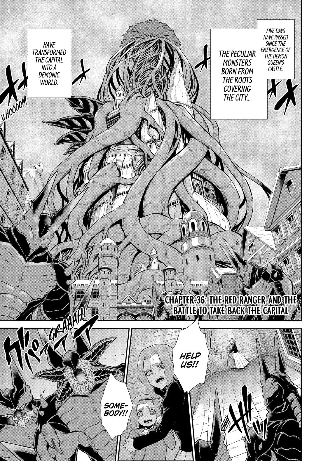 The Red Ranger Becomes an Adventurer in Another World chapter 36 page 1