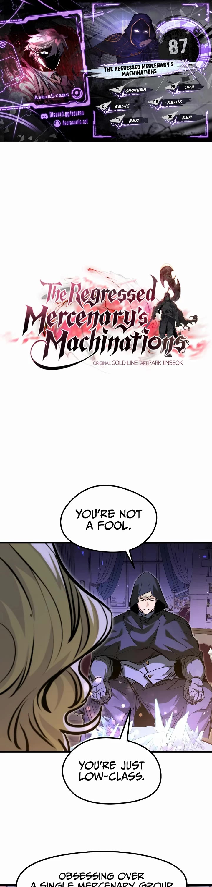 The Regressed Mercenary’s Machinations chapter 87 page 1