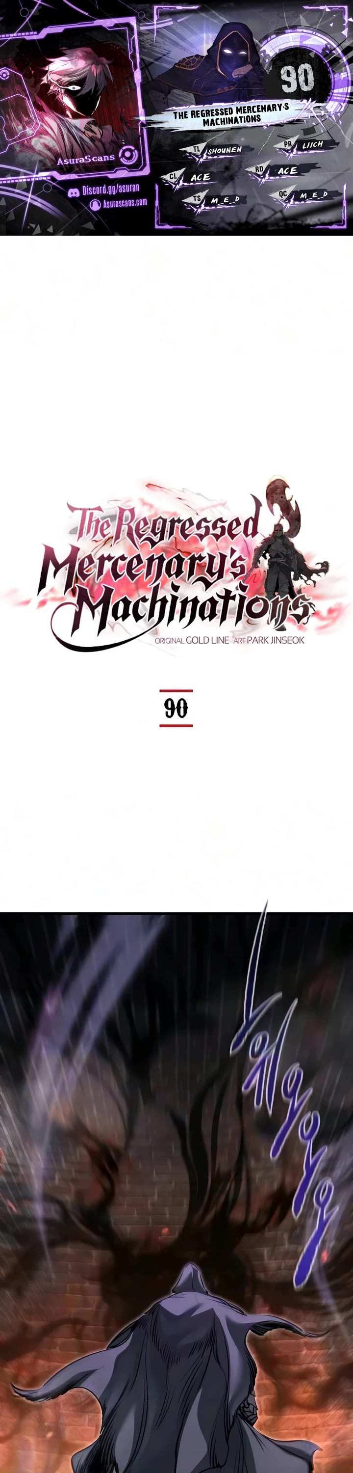 The Regressed Mercenary’s Machinations chapter 90 page 1