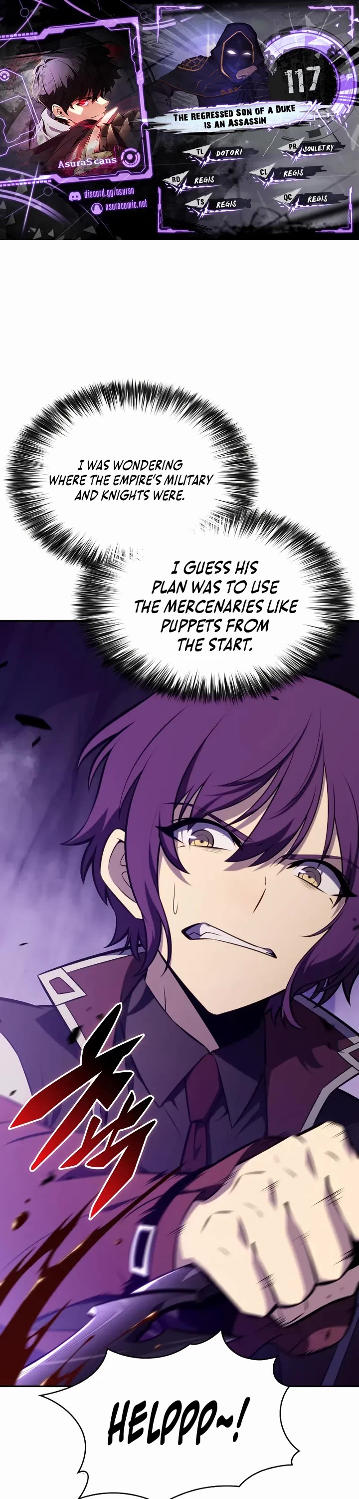 The Regressed Son of a Duke is an Assassin chapter 117 page 1