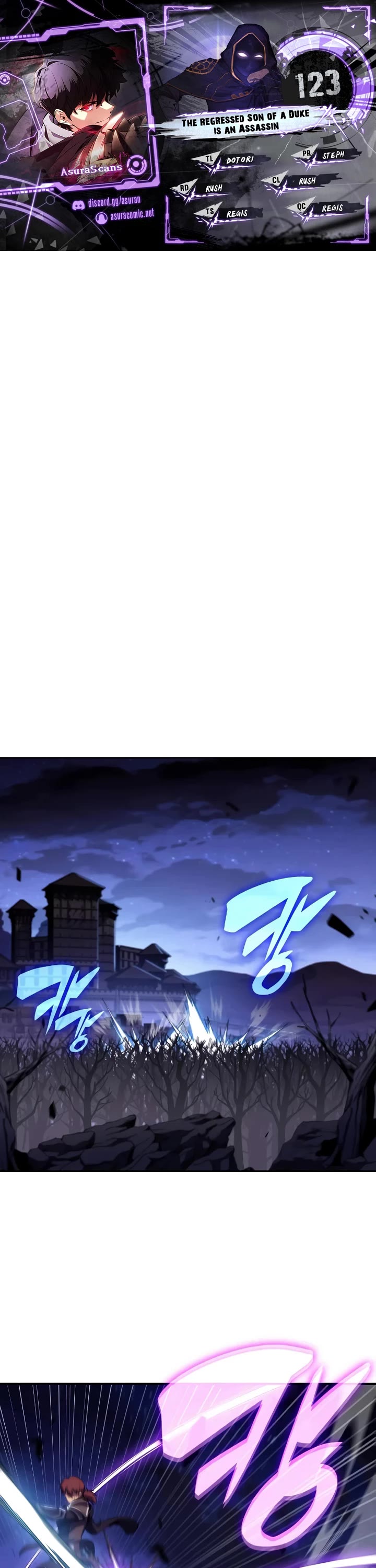 The Regressed Son of a Duke is an Assassin chapter 123 page 1