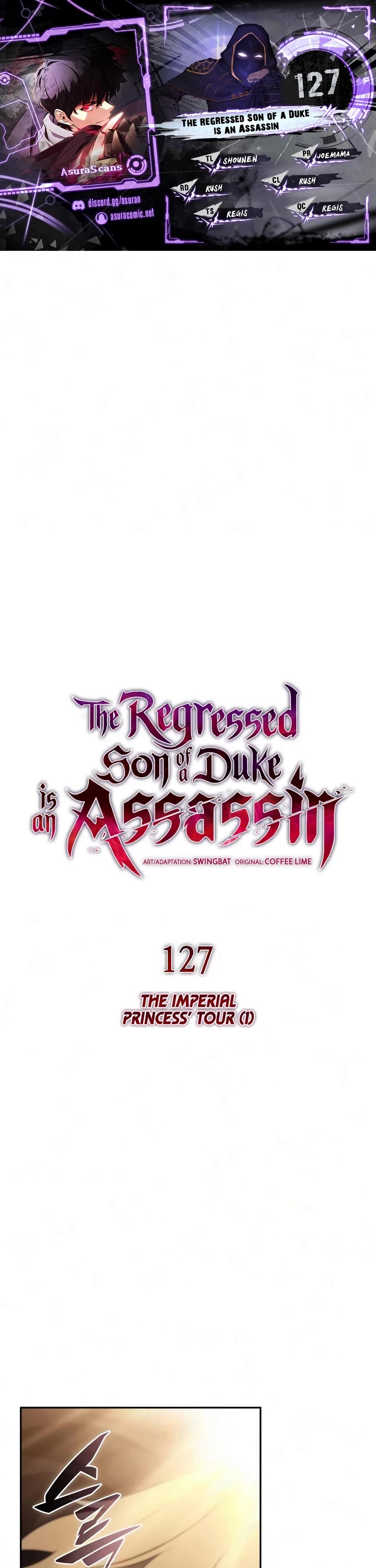 The Regressed Son of a Duke is an Assassin chapter 127 page 1