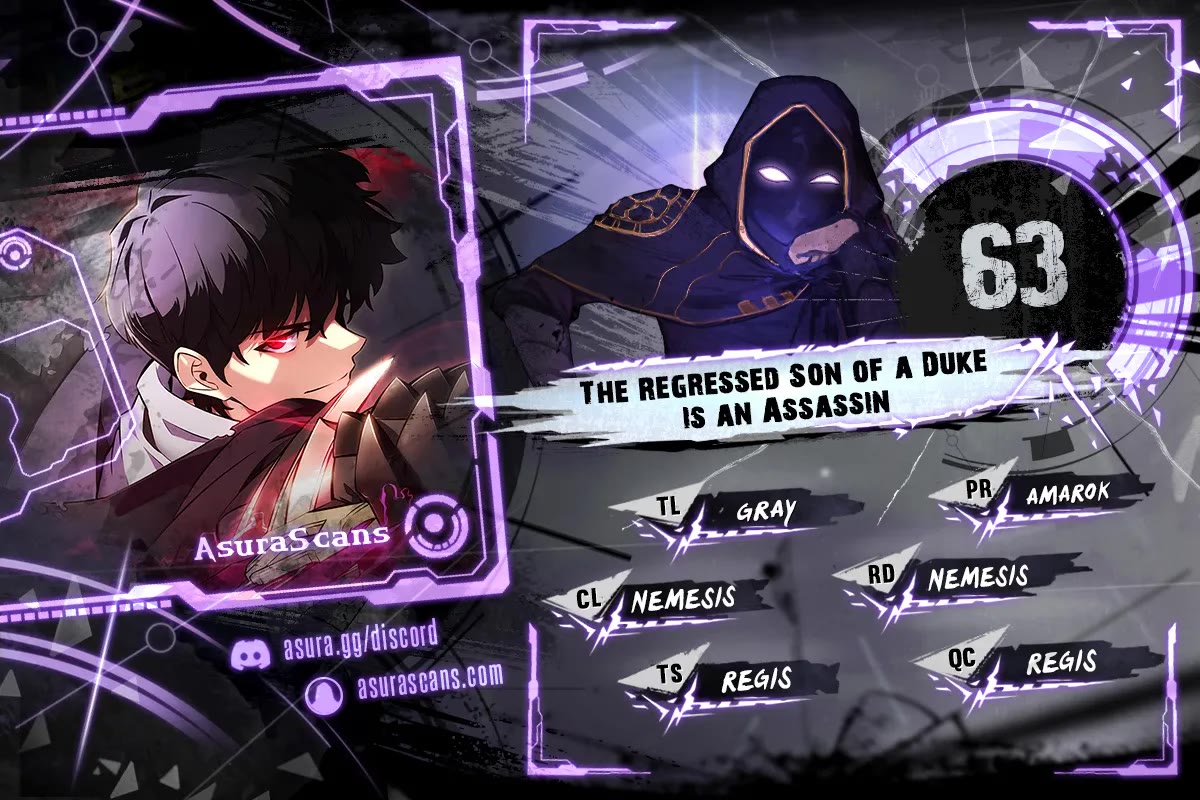 The Regressed Son of a Duke is an Assassin chapter 63 page 1