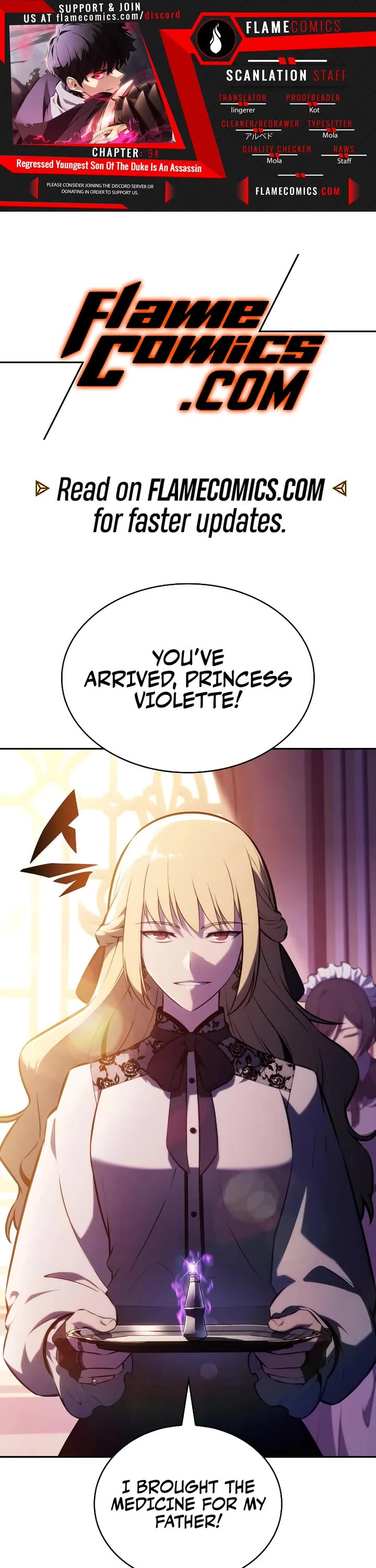 The Regressed Son of a Duke is an Assassin chapter 94 page 1