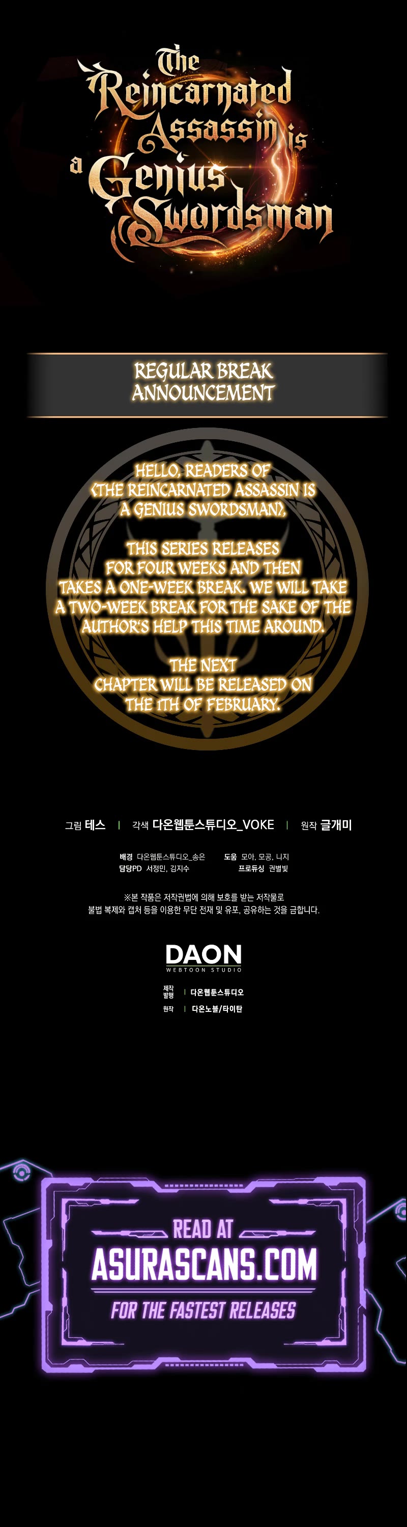 The Reincarnated Assassin is a Genius Swordsman chapter 34 page 63