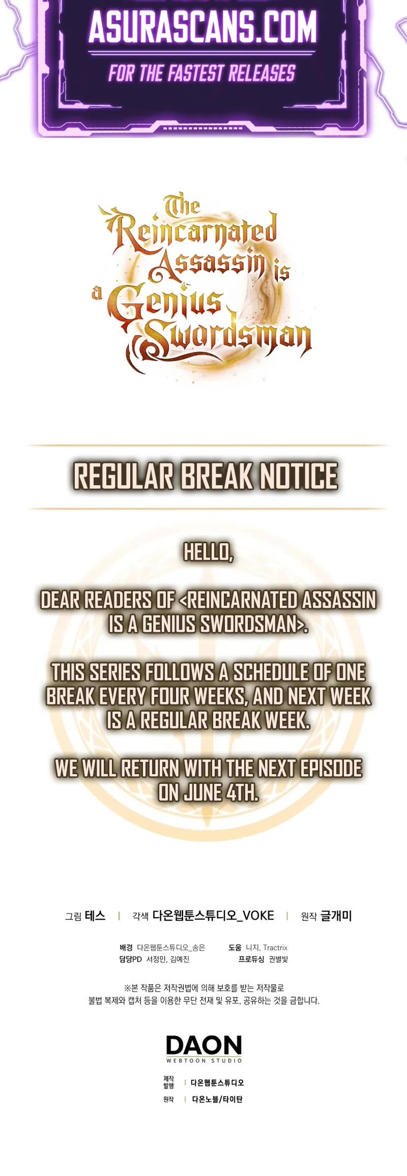 The Reincarnated Assassin is a Genius Swordsman chapter 68 page 64