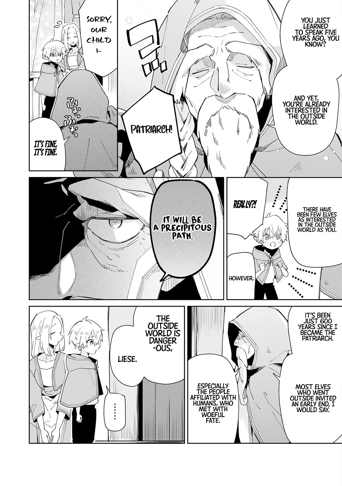 The Reincarnated Elf Left on a Journey to Master His Magic and With His Extra Lifespan Became a Living Legend chapter 1 page 10