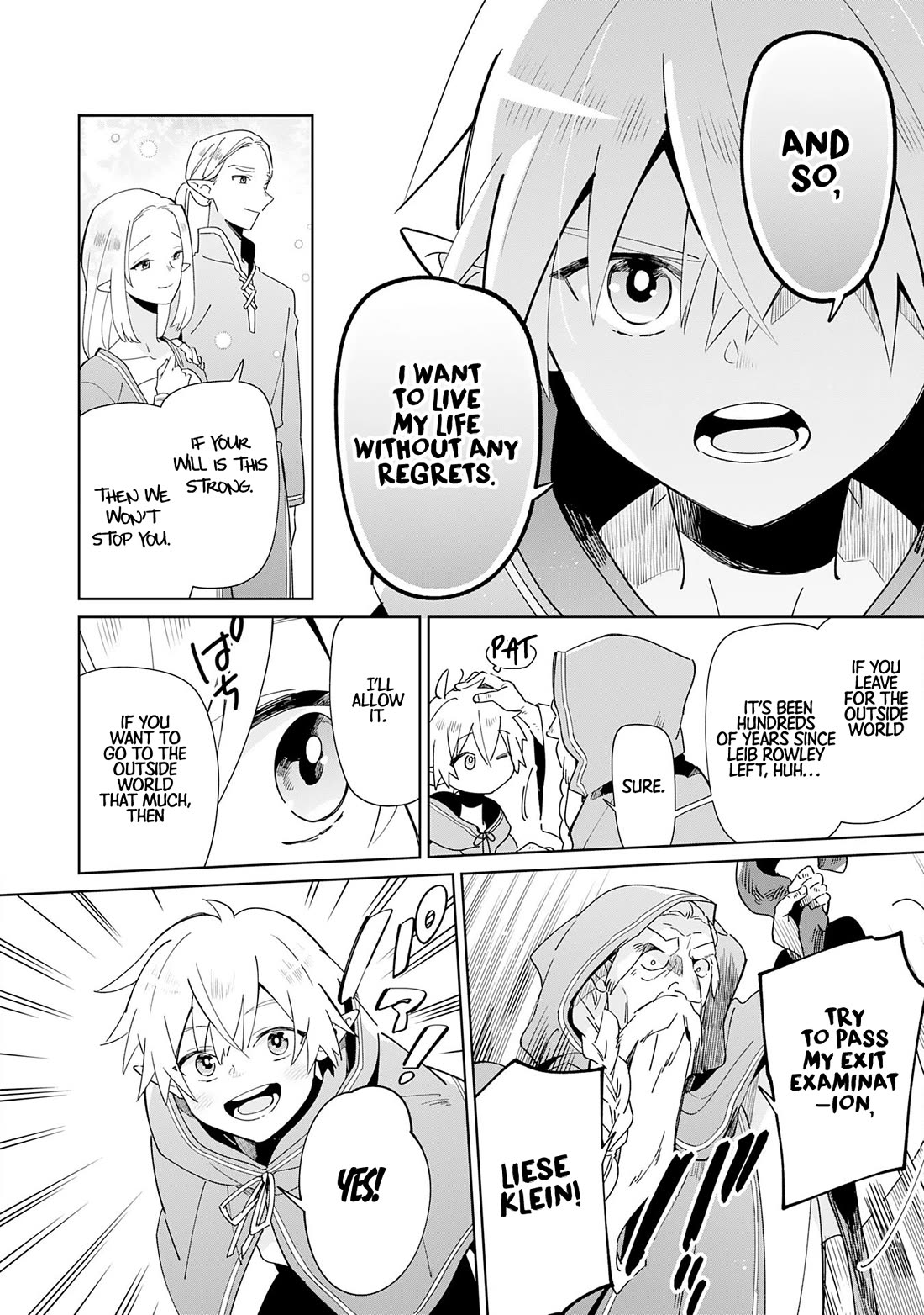 The Reincarnated Elf Left on a Journey to Master His Magic and With His Extra Lifespan Became a Living Legend chapter 1 page 12