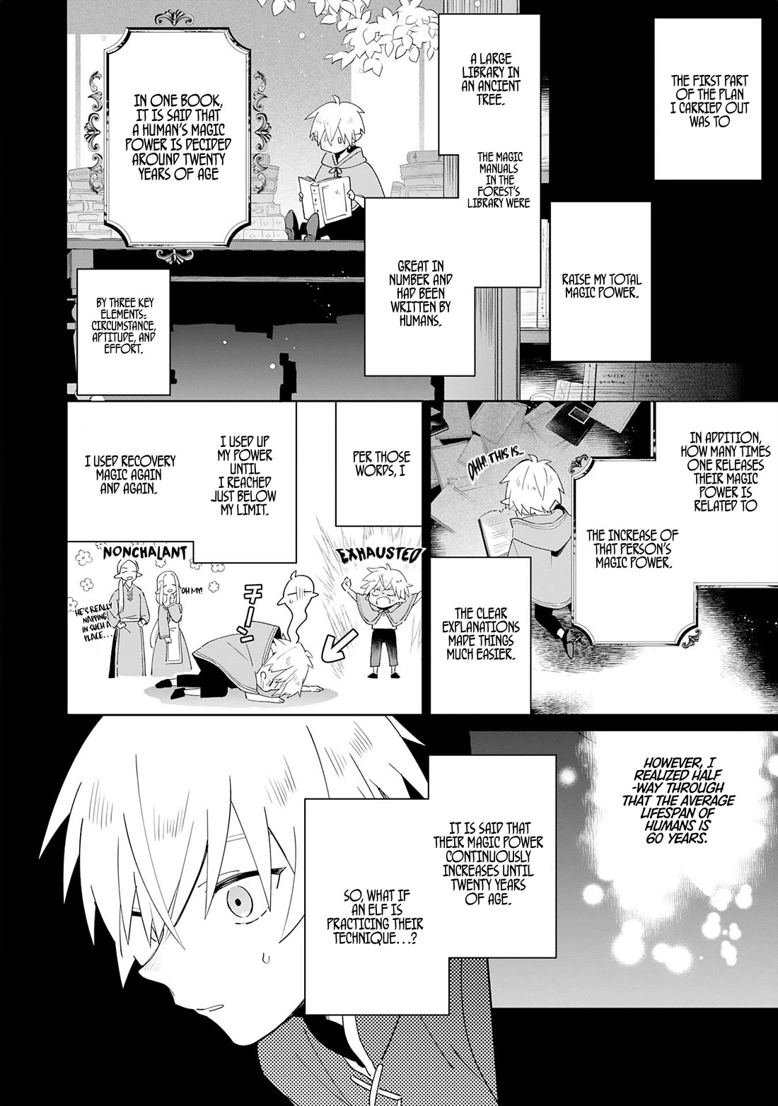 The Reincarnated Elf Left on a Journey to Master His Magic and With His Extra Lifespan Became a Living Legend chapter 1 page 18