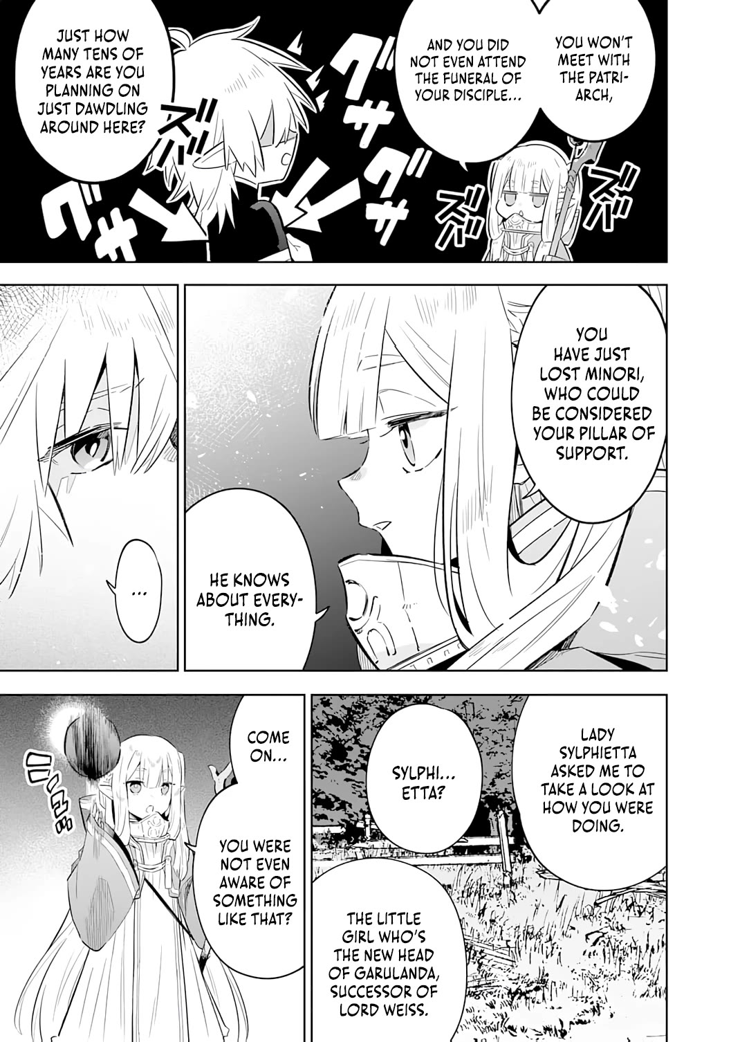 The Reincarnated Elf Left on a Journey to Master His Magic and With His Extra Lifespan Became a Living Legend chapter 27 page 25