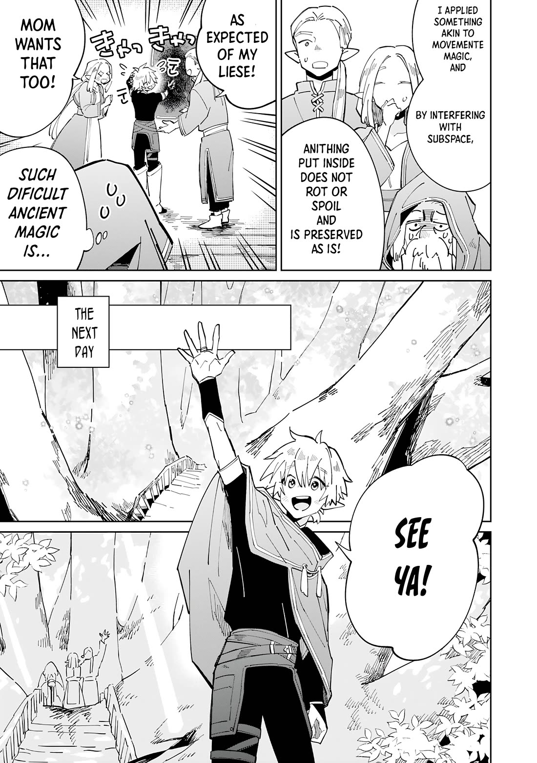 The Reincarnated Elf Left on a Journey to Master His Magic and With His Extra Lifespan Became a Living Legend chapter 4 page 11