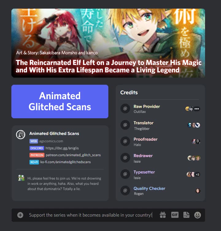 The Reincarnated Elf Left on a Journey to Master His Magic and With His Extra Lifespan Became a Living Legend chapter 6 page 1