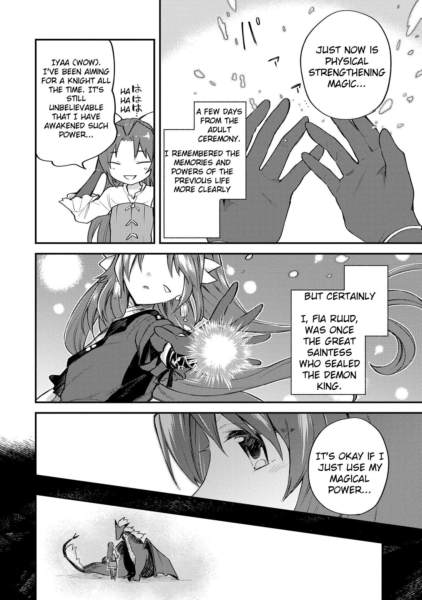 The Reincarnated Great Saint Hides That She's a Saint chapter 2 page 2