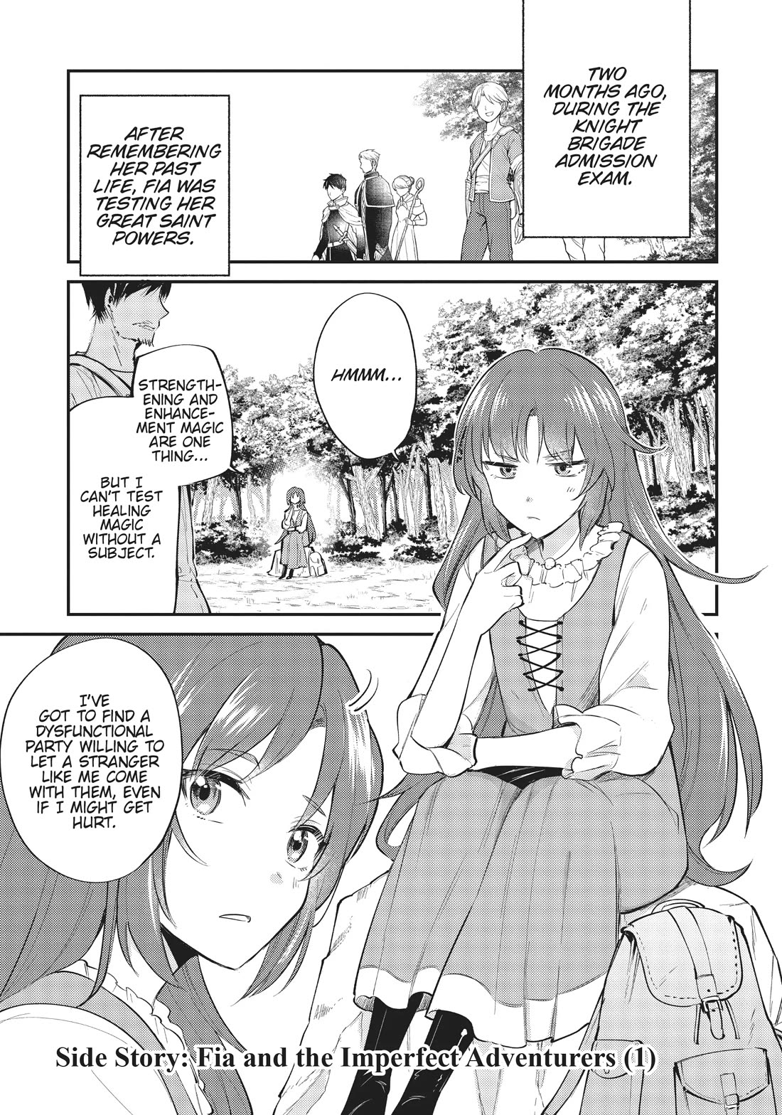 The Reincarnated Great Saint Hides That She's a Saint chapter 21.1 page 1