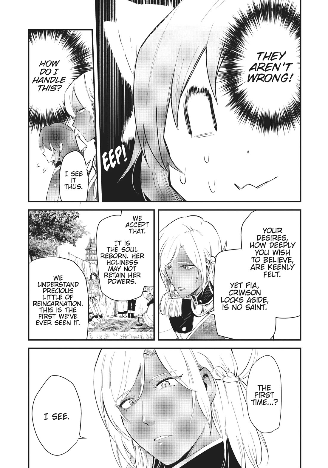 The Reincarnated Great Saint Hides That She's a Saint chapter 26 page 22